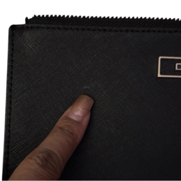 DKNY Black Textured Clutch, NWOT - Picture 9 of 9